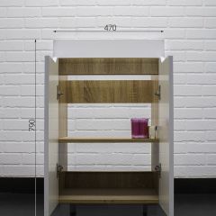 Тумба под умывальник "Енисей 50" Мечта без ящика Дуб сонома АЙСБЕРГ (DM2312T) | фото 7