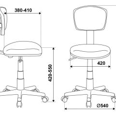 Кресло детское Бюрократ CH-W299/LB/TW-55 голубой | фото 4